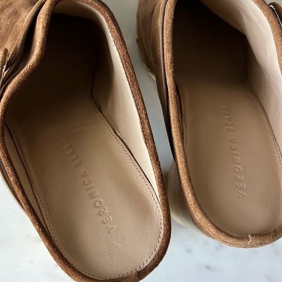 Veronica Beard Dacey Suede Clogs - Picture 6 of 9